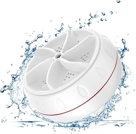 2025 Portable Mini Ultrasonic Washing Machine – USB, Turbo Clean.