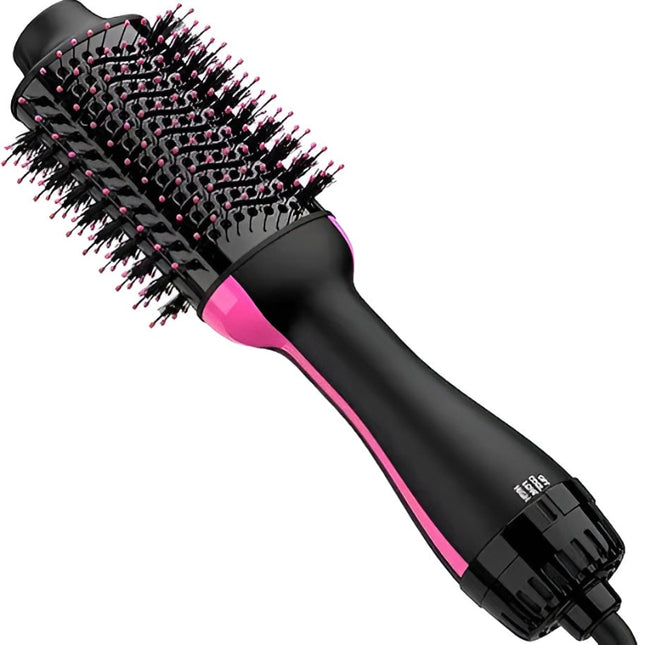 Hot Air Brush 3-in-1: Dry, straighten, and curl hair easily with this professional one-step salon styler