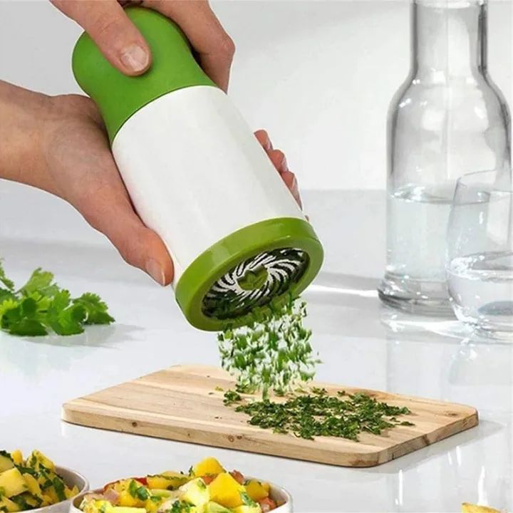 Manual Herbs Grinder & Chopper – Stainless steel hand crusher for coriander, mint, and all herbs. Durable, multifunctional, and easy to use.
