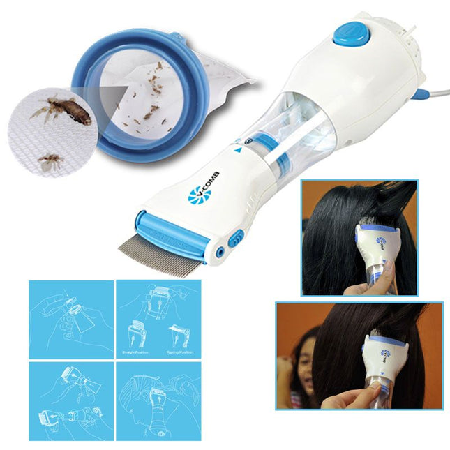V Comb Electronic Head Lice Removal Machine Anti Lice Machine Comb