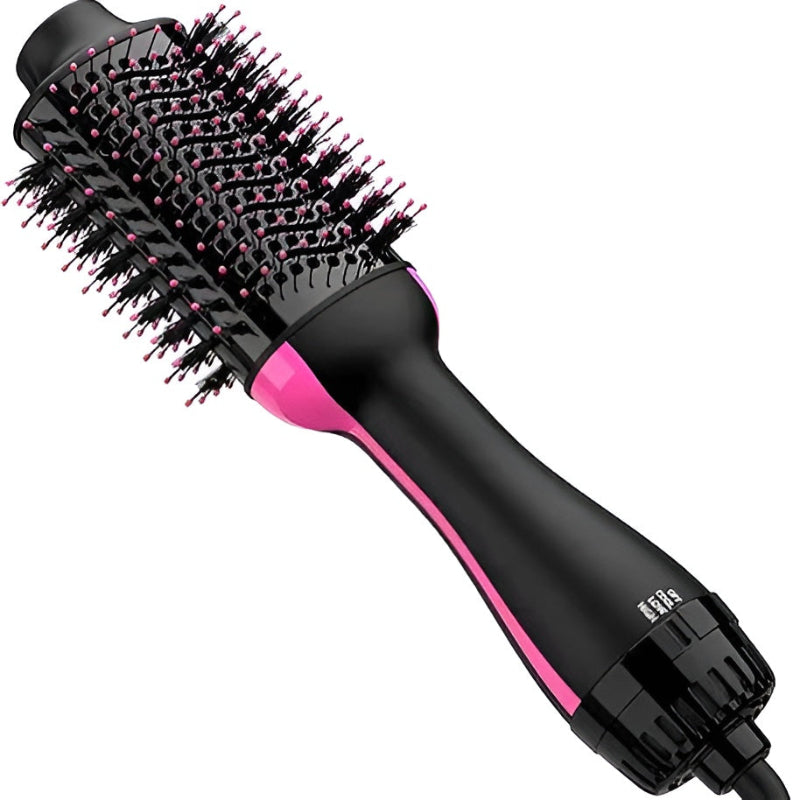 Hot Air Brush 3-in-1: Dry, straighten, and curl hair easily with this professional one-step salon styler